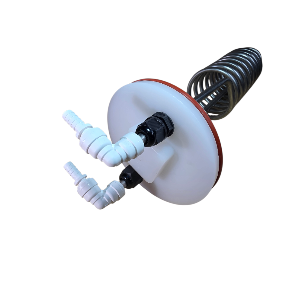 SS Coiled Temperature Control Lid for 6.5g, 7 & 8g Fermenters