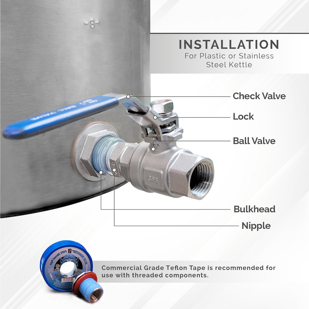 EZ Seal Weld-Less Bulkhead