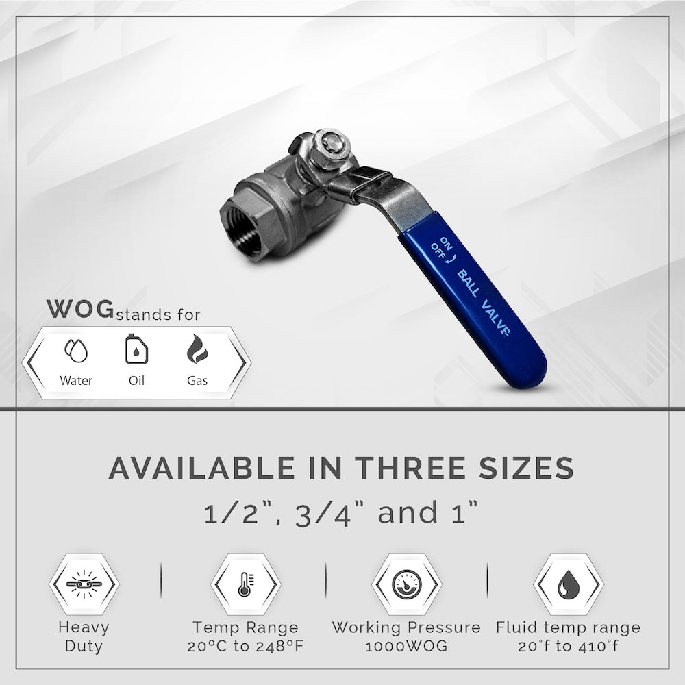 Stainless Steel 304 Ball Valve