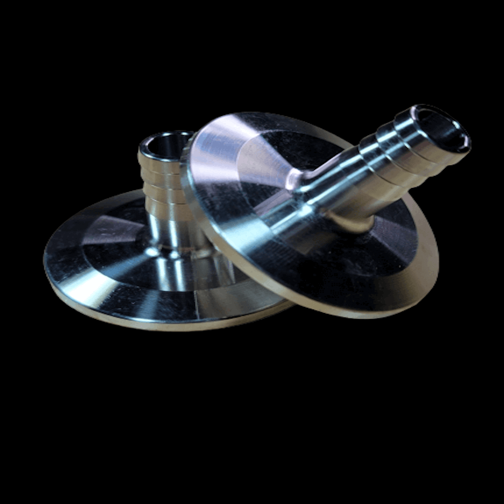 1.5" Tri-Clamp 1/2" Barbed Hose Adapter