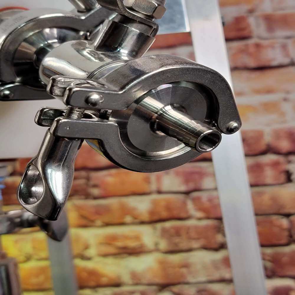 1.5" Tri-Clamp 1/2" Barbed Hose Adapter