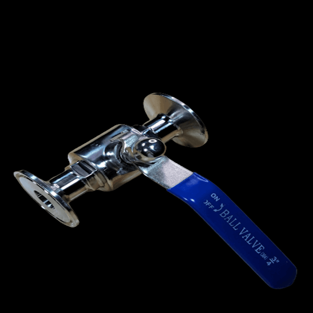 1.5" Tri-Clamp 2 Piece Ball Valve