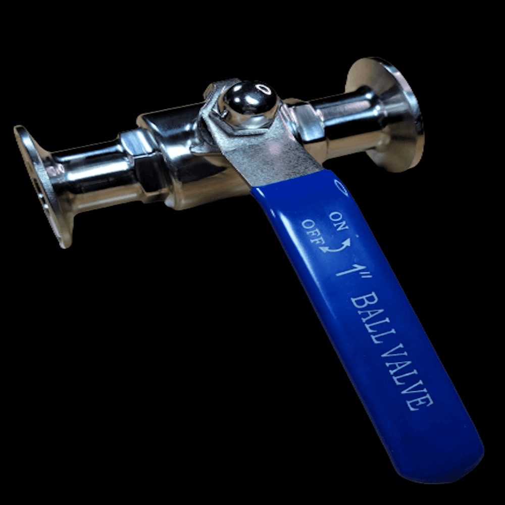 1.5" Tri-Clamp 2 Piece Ball Valve